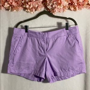 J. Crew Shorts - J Crew Lavender Chino Broken -in short size 8 J. Crew Shorts - J Crew Lavender Chino Broken -in short size 8